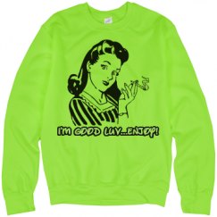 Unisex Neon Crewneck Sweatshirt