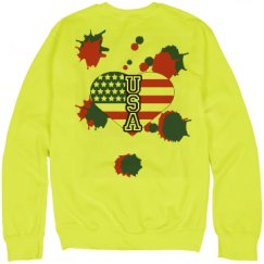 Unisex Neon Crewneck Sweatshirt