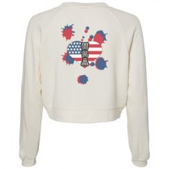 Women's Raglan Pullover Fleece