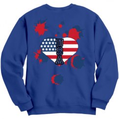 Unisex Film and Foil Crewneck Sweatshirt