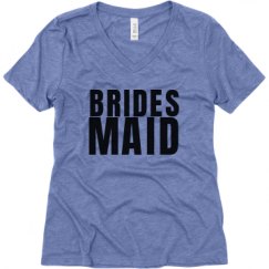 Ladies Relaxed Fit Super Soft Triblend V-Neck Tee