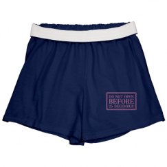 Slim Fit Cheer Shorts