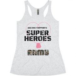 Ladies Slim Fit Super Soft Racerback Triblend Tank