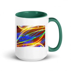 15oz Ceramic Mug with Color Inside