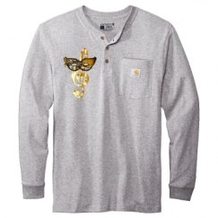 Unisex Carhartt Long Sleeve Henley Tee