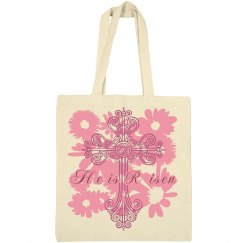 He is Risen pink bag