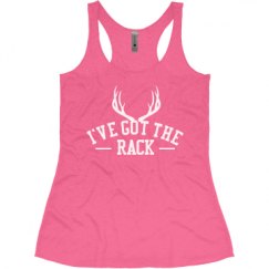 Ladies Slim Fit Super Soft Racerback Triblend Tank