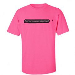 Unisex Ultra Cotton Safety Neon Crewneck Tee