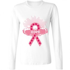 Ladies Relaxed Fit Basic Long Sleeve Tee