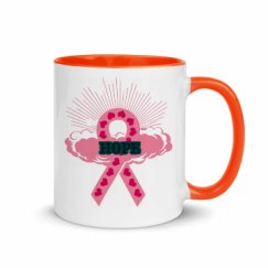 11oz Ceramic Mug with Color Inside