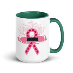 15oz Ceramic Mug with Color Inside