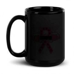 15oz Black Glossy Mug