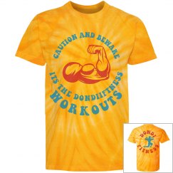 DONDIFITNESS TYE DYE SPIN WHEEL SHIRT