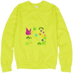 Unisex Neon Crewneck Sweatshirt
