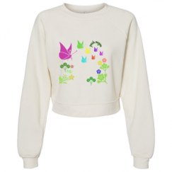 Women's Raglan Pullover Fleece