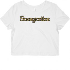 Ladies Slim Fit Crop Top Tee