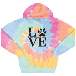 Unisex Tie-Dye Fleece Hoodie