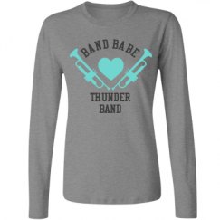 Ladies Relaxed Fit Basic Long Sleeve Tee