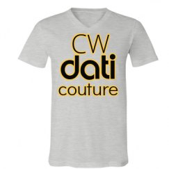 Unisex V-Neck Jersey Tee