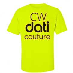 Unisex Ultra Cotton Safety Neon Crewneck Tee