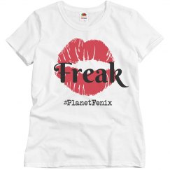 womens Freak Shirt white shirt