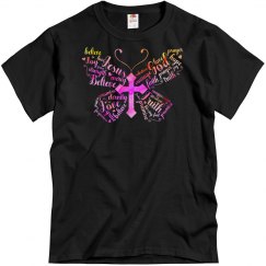 Butterfly Prayer Jesus Christian Cross Butterfly Prayer