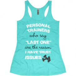 Ladies Slim Fit Super Soft Racerback Triblend Tank