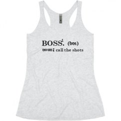 Ladies Slim Fit Super Soft Racerback Triblend Tank
