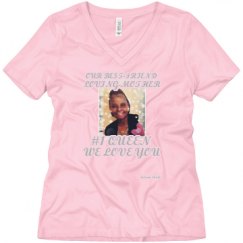 Ladies Relaxed Fit V-Neck Tee