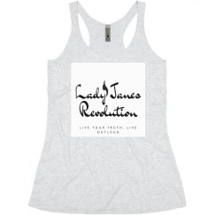 Ladies Slim Fit Super Soft Racerback Triblend Tank