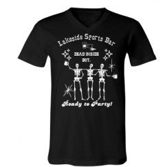 Unisex V-Neck Jersey Tee