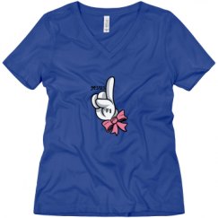 Ladies Relaxed Fit V-Neck Tee
