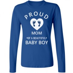 Ladies Relaxed Fit Basic Long Sleeve Tee