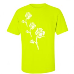 Unisex Ultra Cotton Safety Neon Crewneck Tee