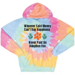 Unisex Tie-Dye Fleece Hoodie