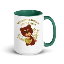 15oz Ceramic Mug with Color Inside