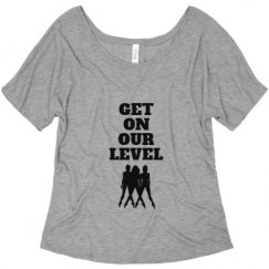 Ladies Flowy Slouchy Tee