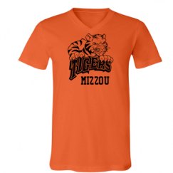 Unisex V-Neck Jersey Tee