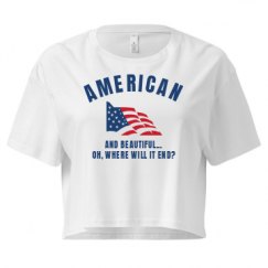 Ladies Festival Cali Crop Top Tee