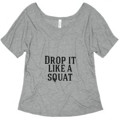 Ladies Flowy Slouchy Tee