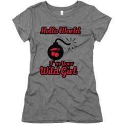 Ladies Slim Fit Super Soft Triblend Tee