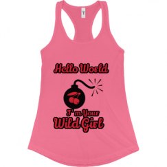Ladies Slim Fit Racerback Tank Top