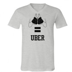 Unisex V-Neck Jersey Tee