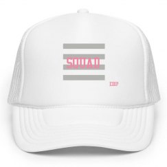 EBIP White & Pink Squad Snap-back hat