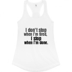 Ladies Slim Fit Racerback Tank Top