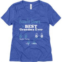 Ladies Relaxed Fit Super Soft Triblend V-Neck Tee