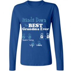 Ladies Relaxed Fit Basic Long Sleeve Tee