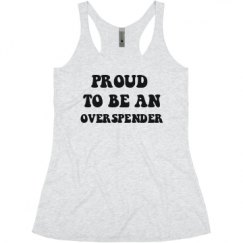 Ladies Slim Fit Super Soft Racerback Triblend Tank