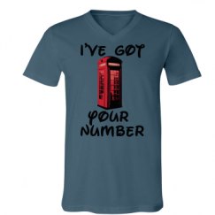 Unisex V-Neck Jersey Tee