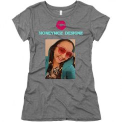 Ladies Slim Fit Super Soft Triblend Tee